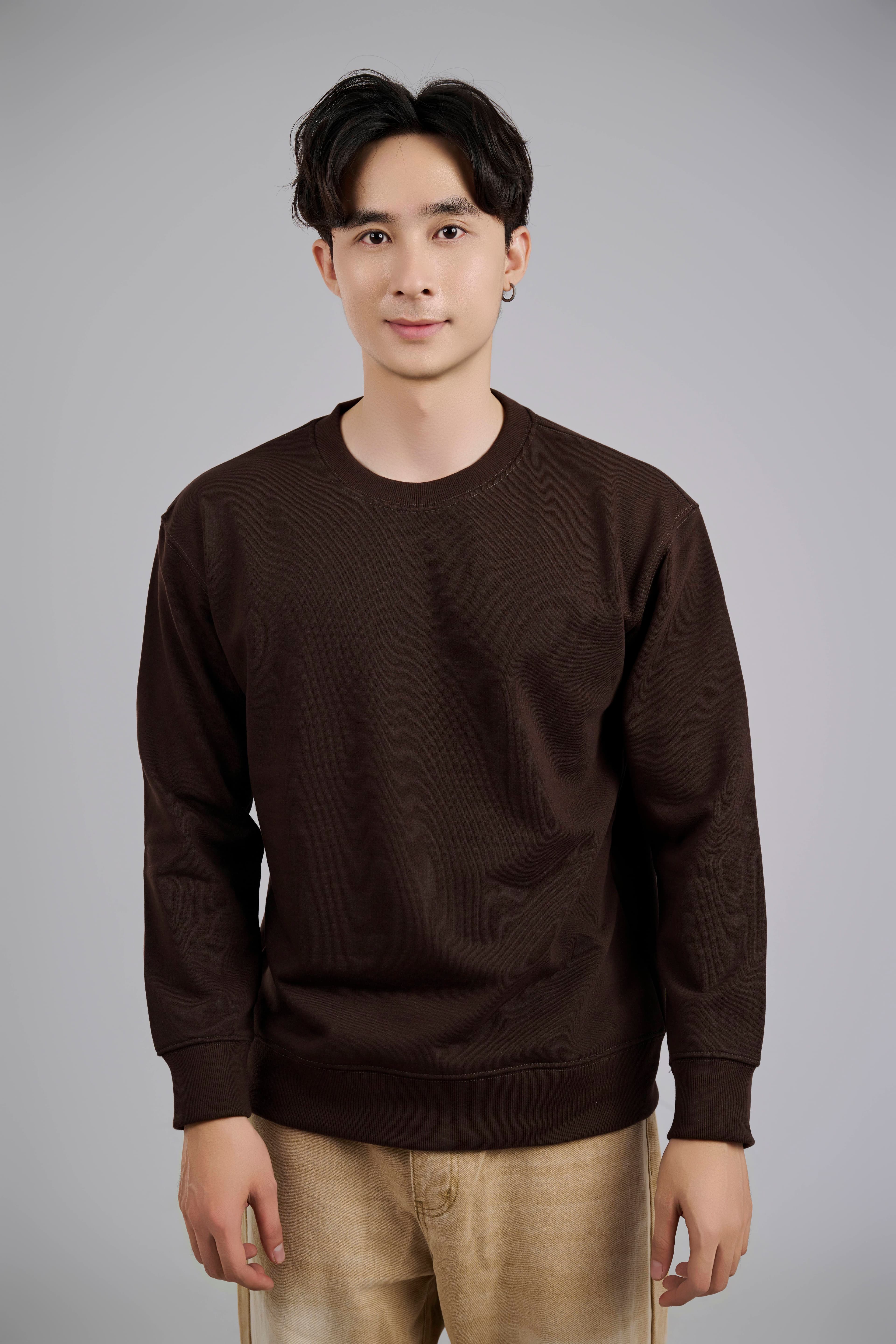 Áo Sweater Unisex Nỉ Chân Cua