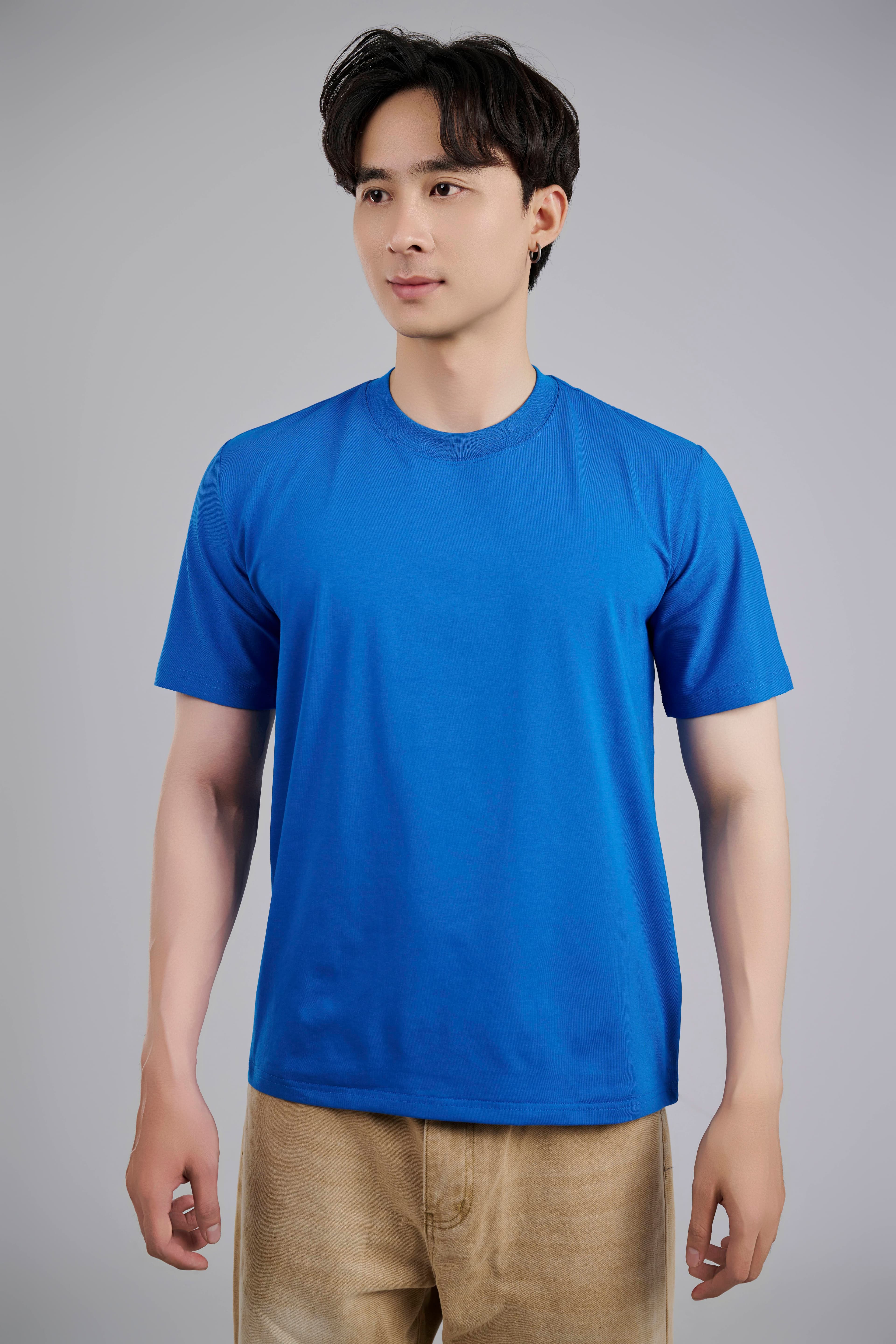 Áo Thun Mềm Mịn Nam Cotton 4 Chiều