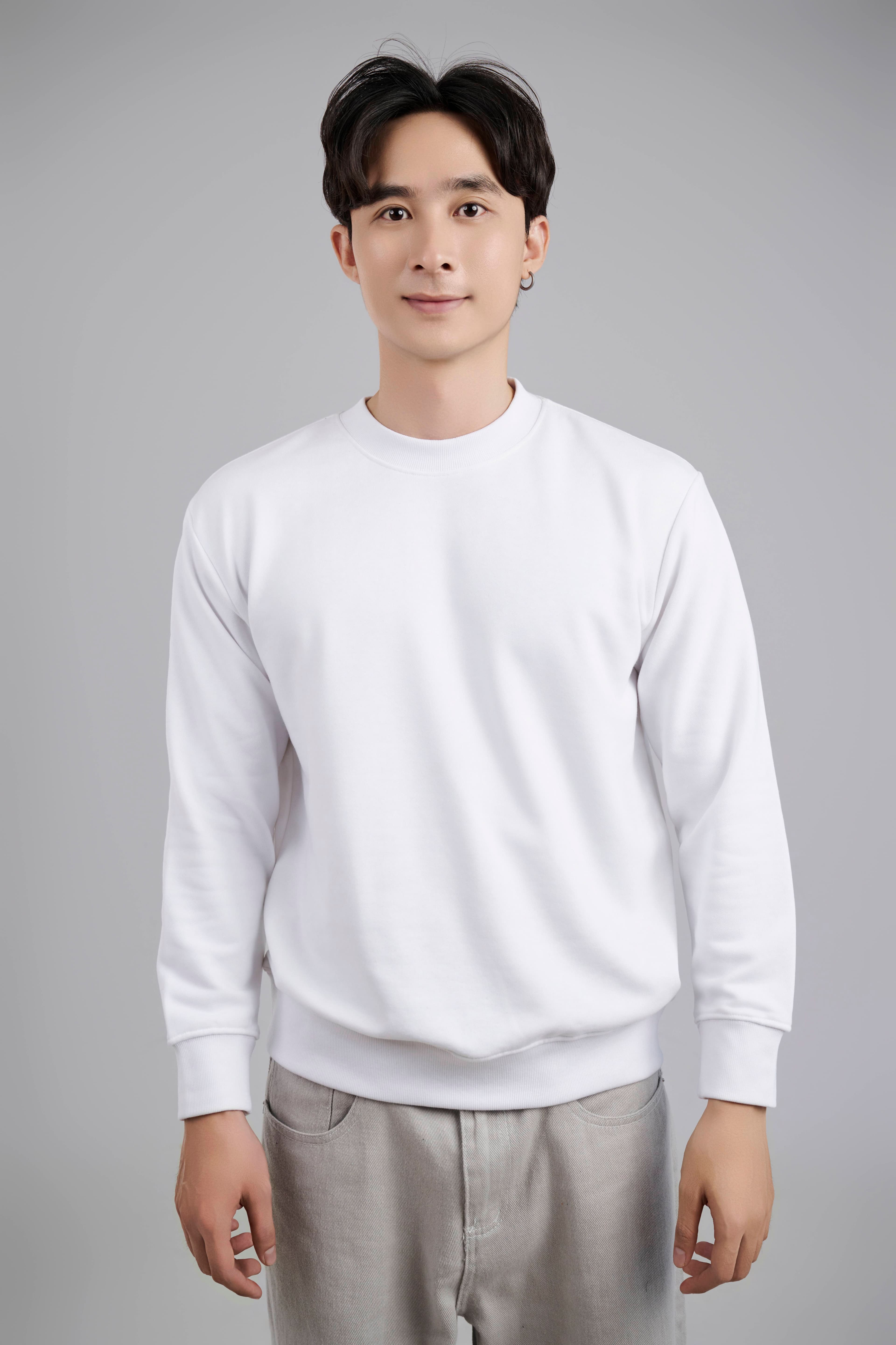 Áo Sweater Unisex Nỉ Chân Cua
