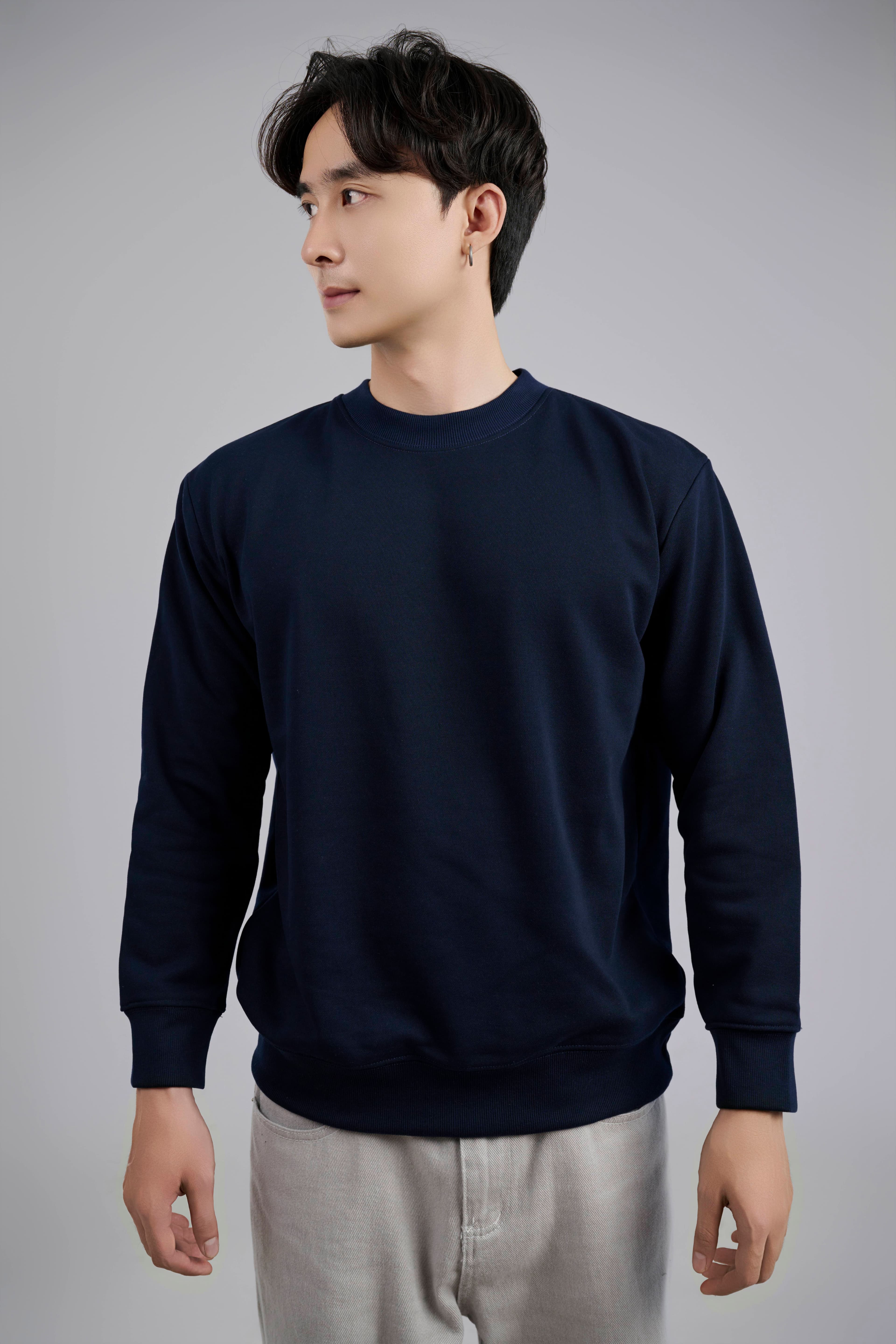 Áo Sweater Unisex Nỉ Chân Cua