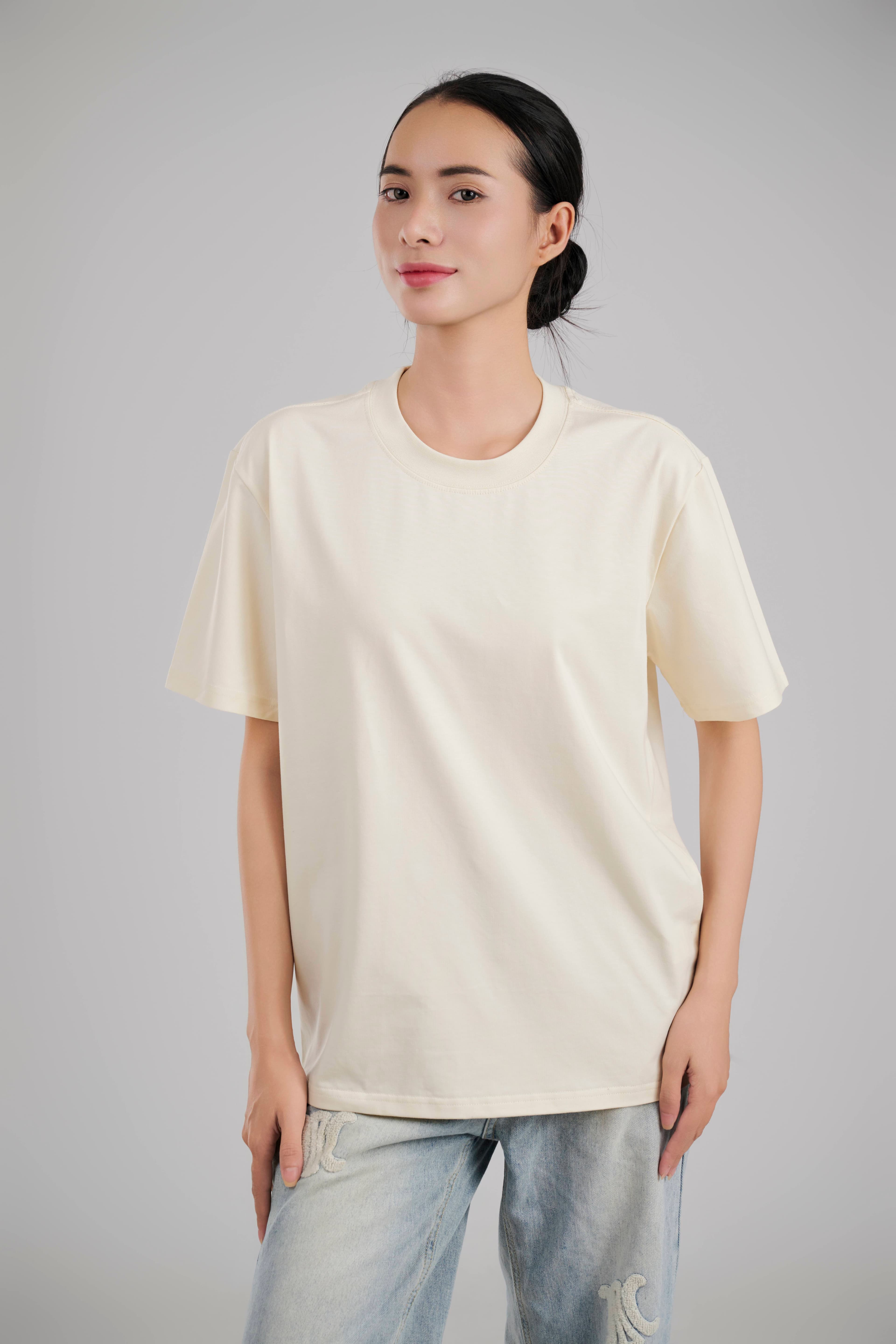 Áo Thun Unisex Form Boxy Cotton 250GSM
