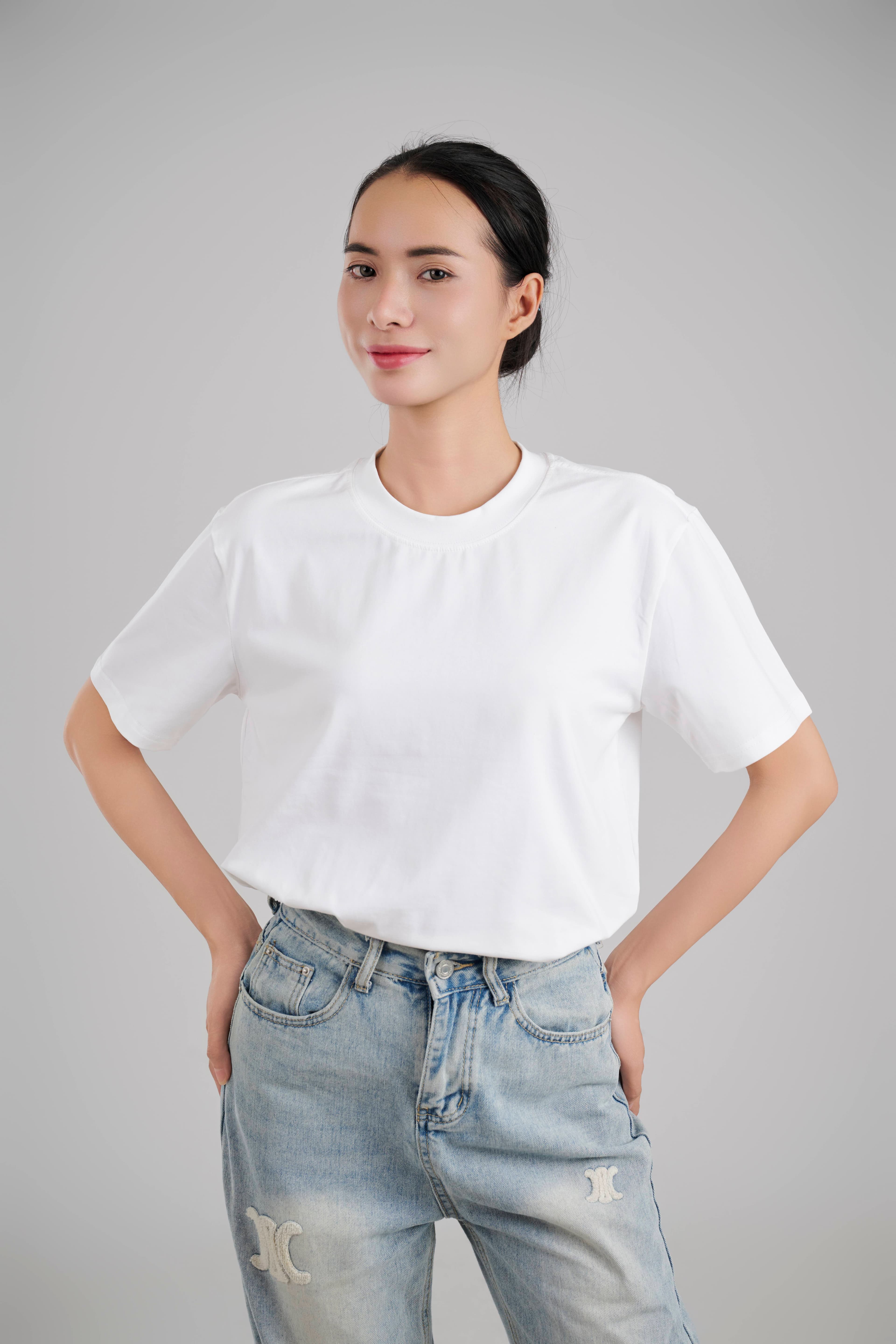 Áo Thun Unisex Form Boxy Cotton 250GSM